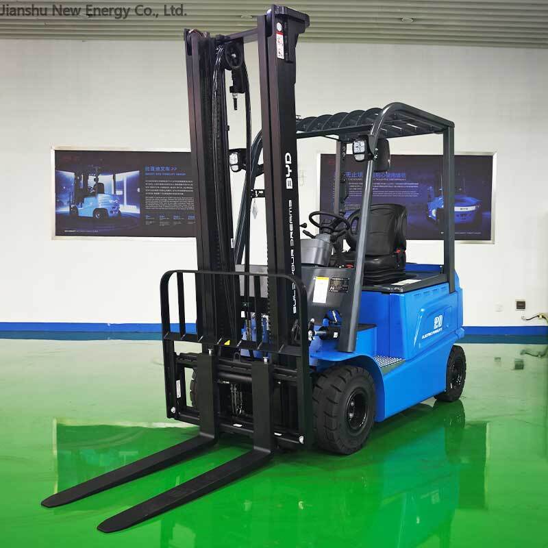 How does electric forklift work with warehouse management software systems?