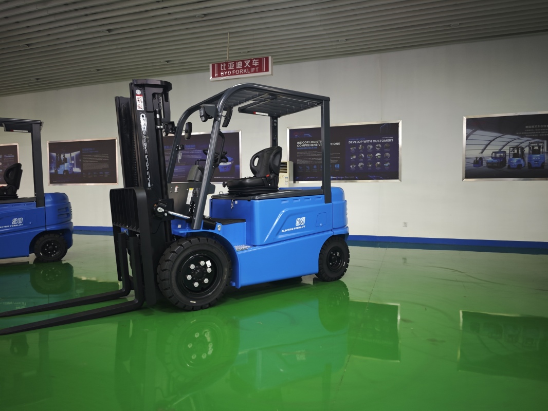 Inventory work support from forklift for